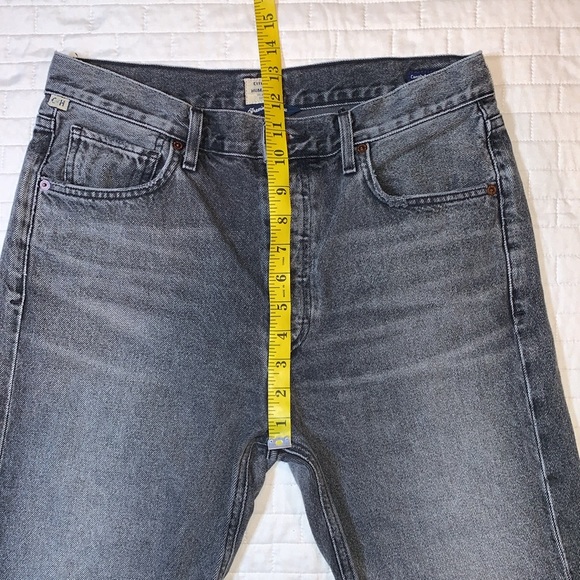Citizens Of Humanity Campbell High Rise Relaxed Straight Jean in Changes, Sz 28 - Picture 9 of 16